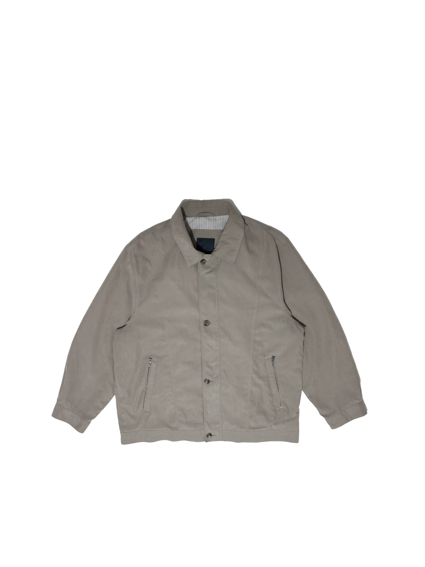 beige casual jacket