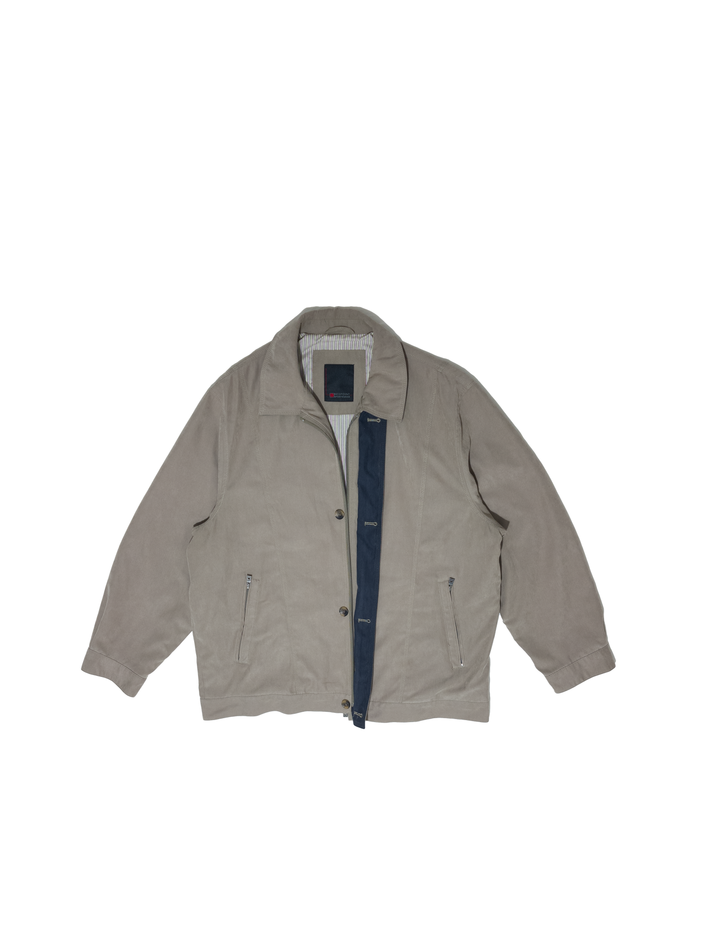 beige casual jacket