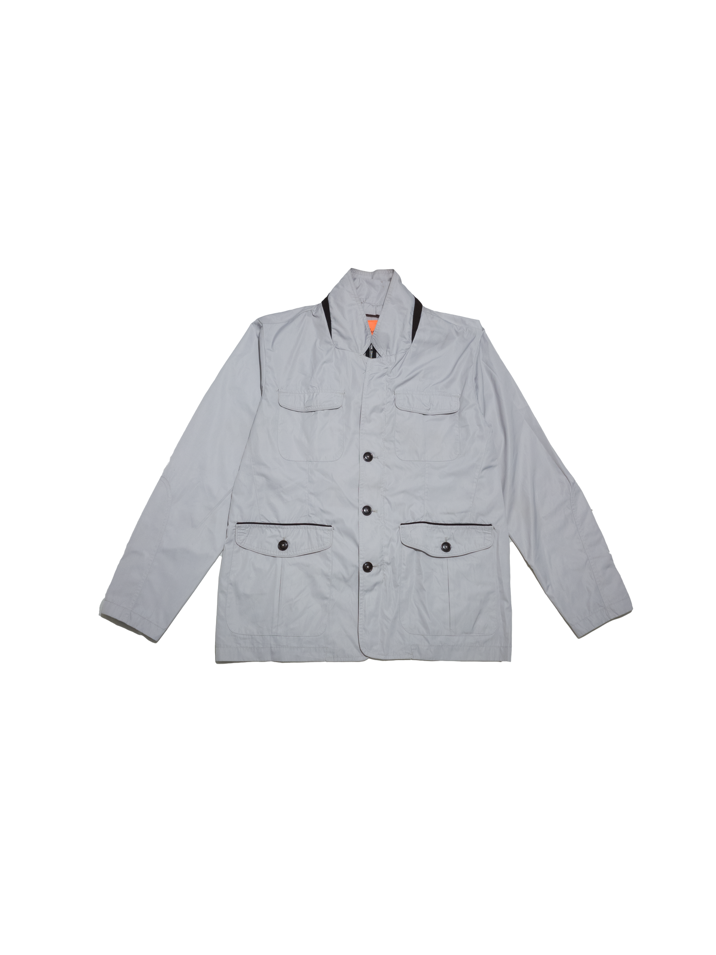 gray utility jacket