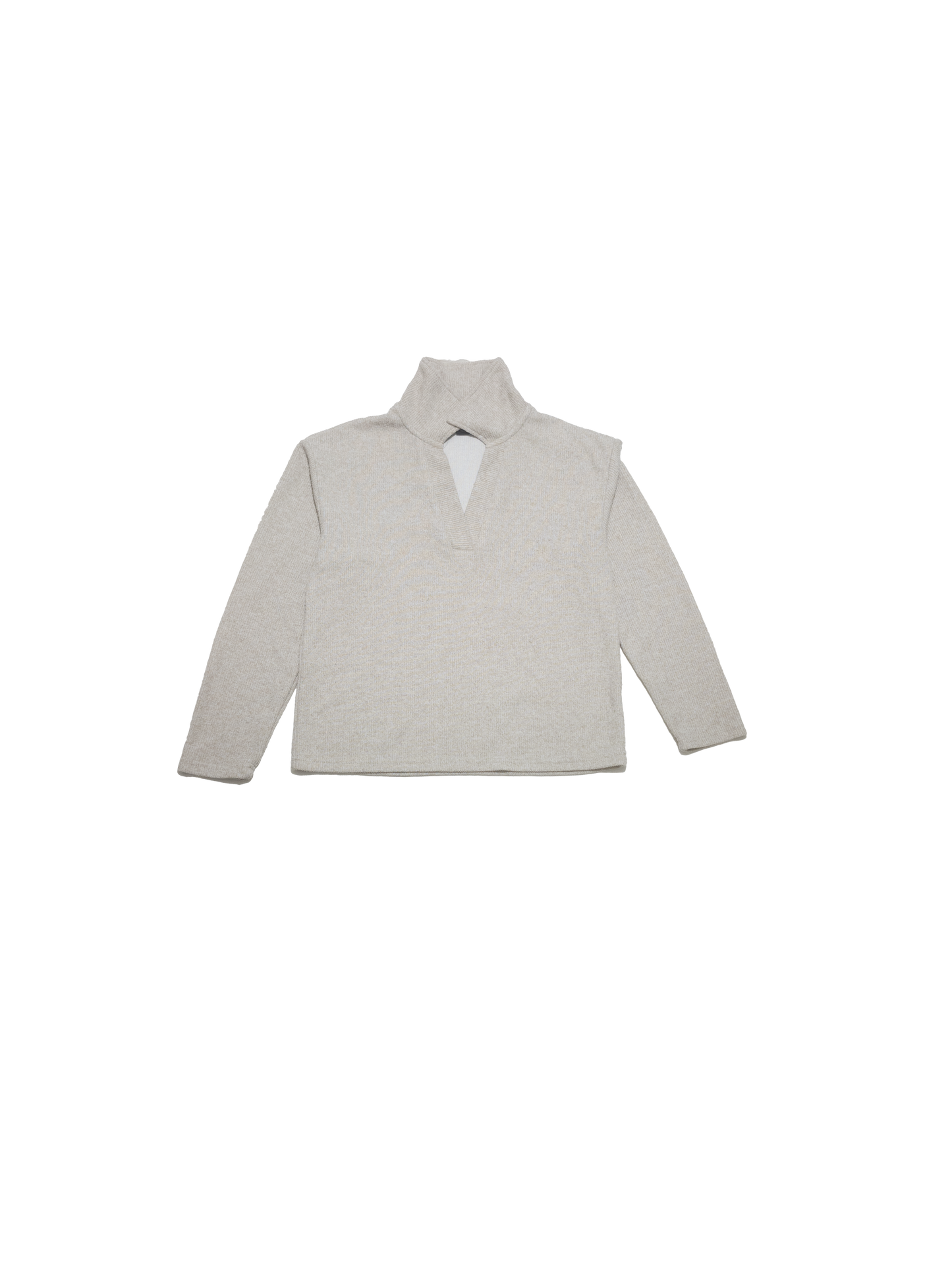 beige pullover sweater