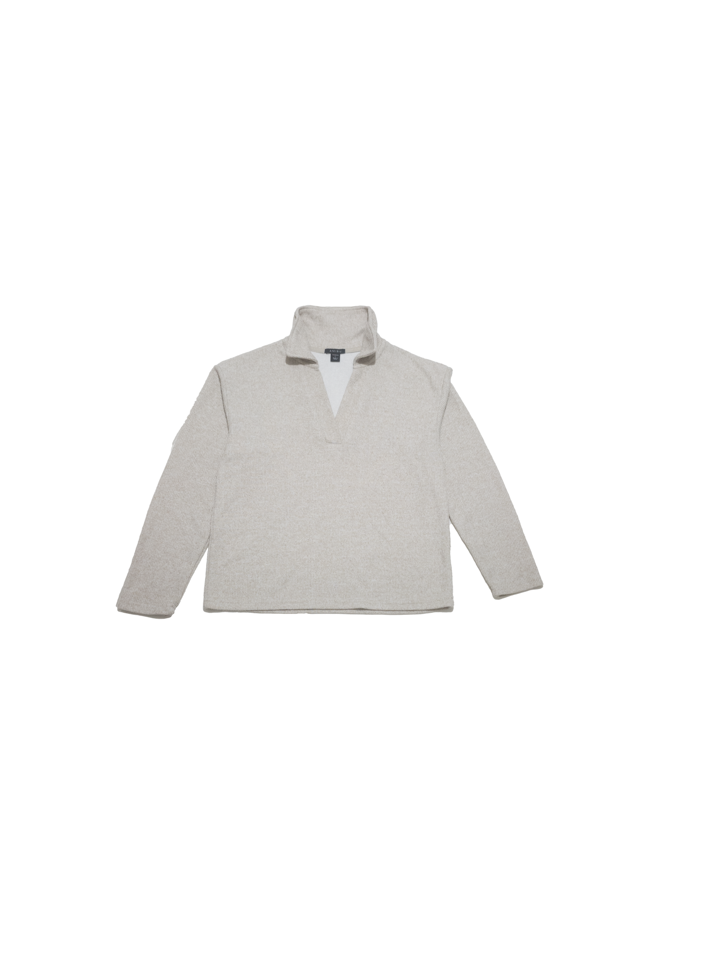 beige pullover sweater