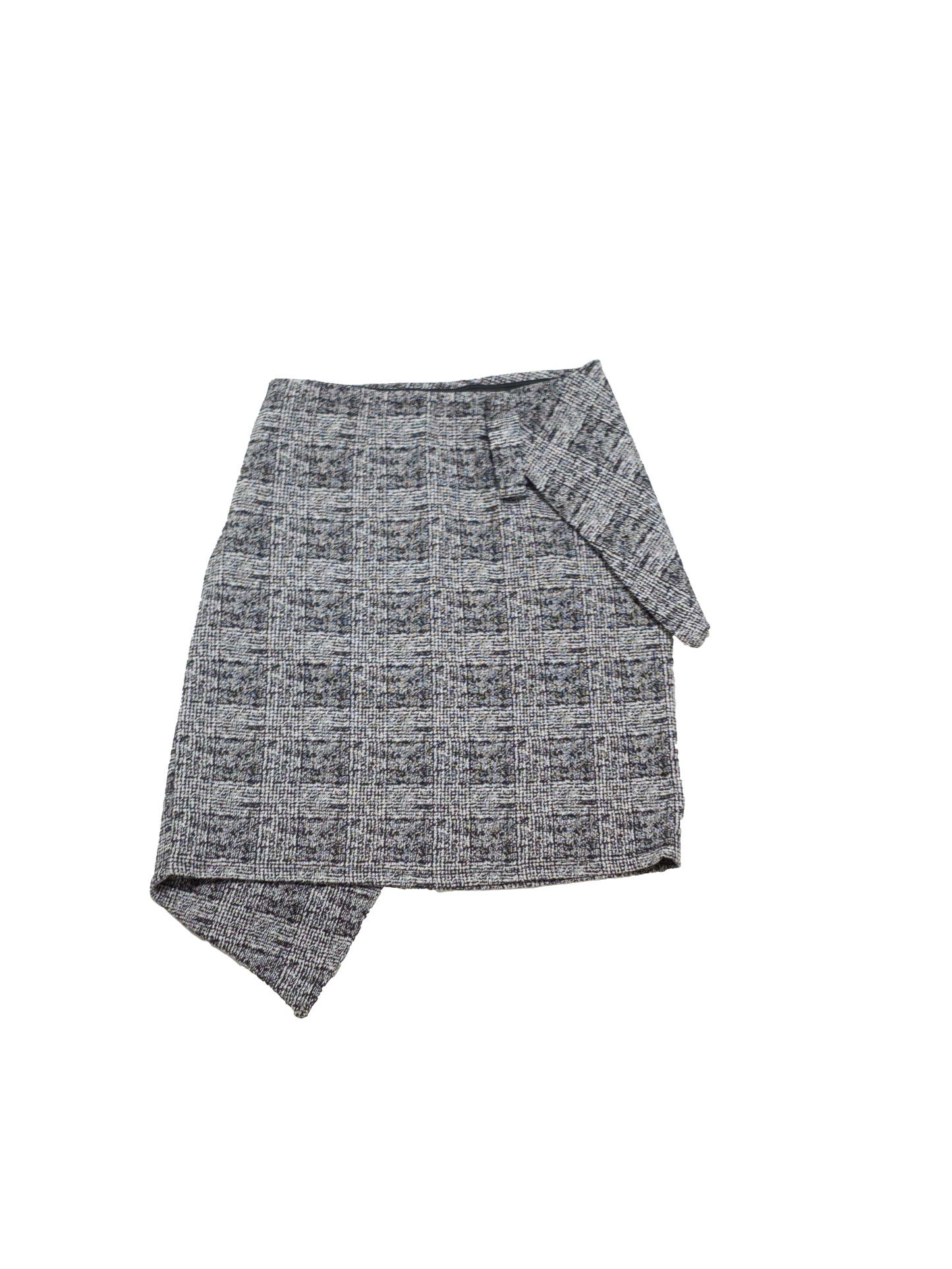 gray wrap skirt