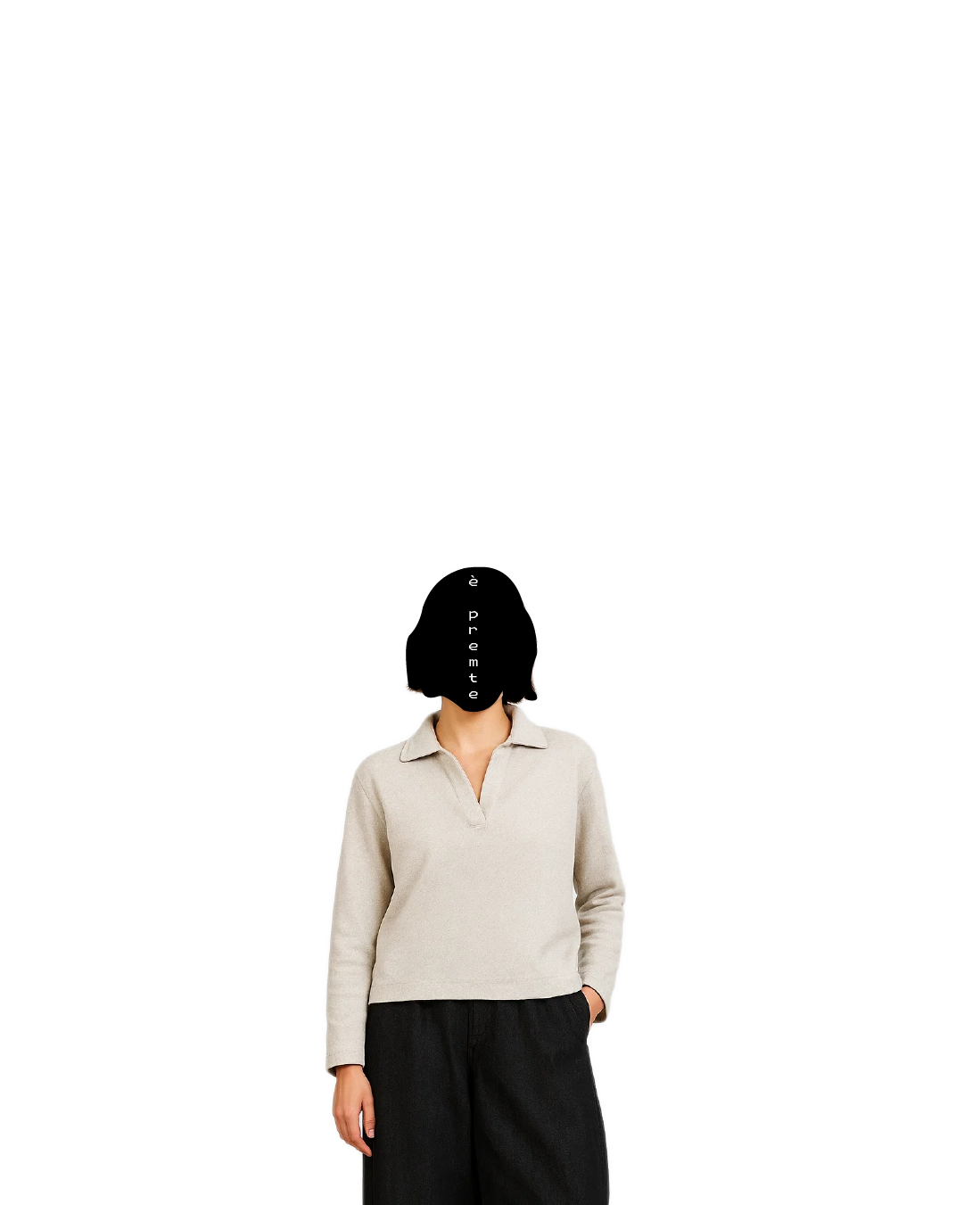beige pullover sweater