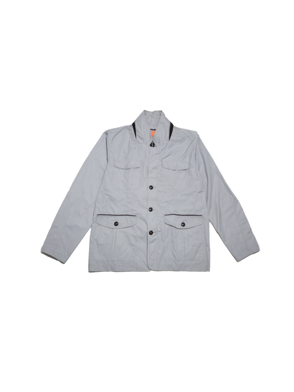 gray utility jacket