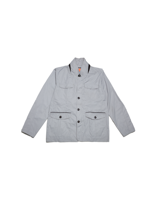 gray utility jacket