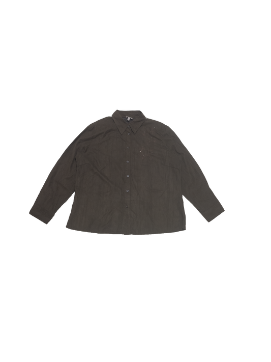 brown corduroy overshirt