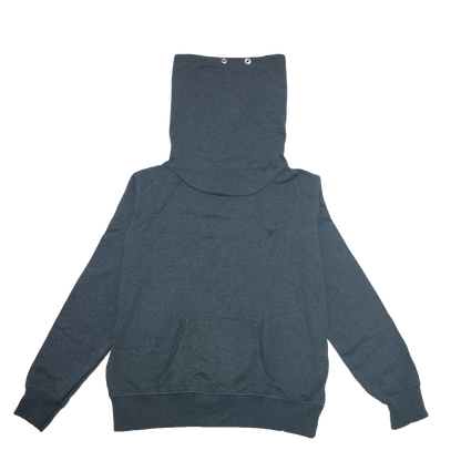 over-sized gray hoodie