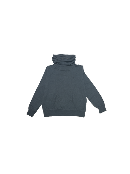 over-sized gray hoodie
