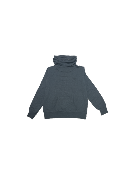 over-sized gray hoodie