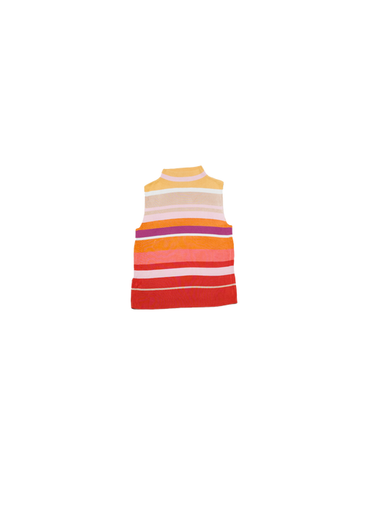 striped knit tank