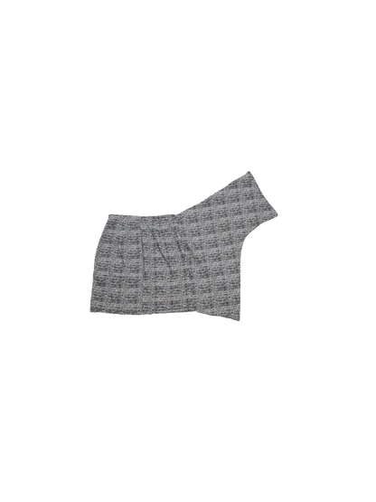 gray wrap skirt