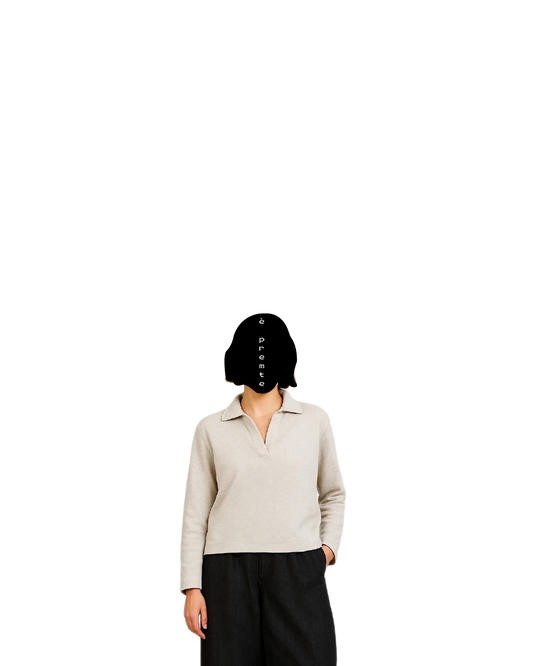 beige pullover sweater